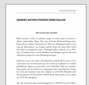 Aktienbuch ohne Vorkentnisse