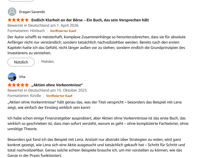 Aktienbuch Bewertungen
